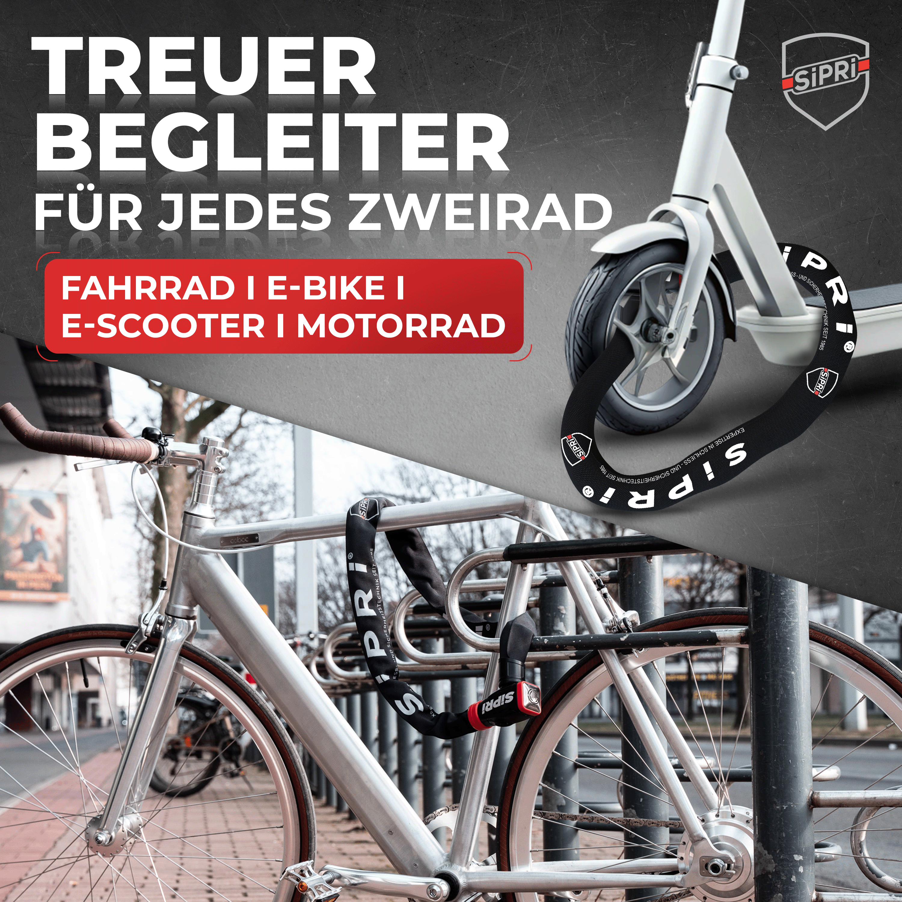 SiPRi® Alarm-Kettenschloss SCL08-120